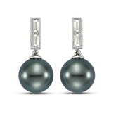 Black Tahitian Pearl & 0.50 CTTW Diamonds - Isaac Westman